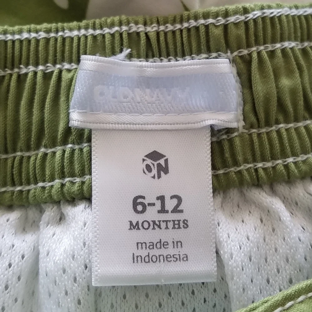 Old Navy Swim Trunks Flower 6-12m